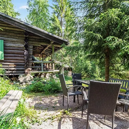 A Well-equipped Log In Nuuksio National Park